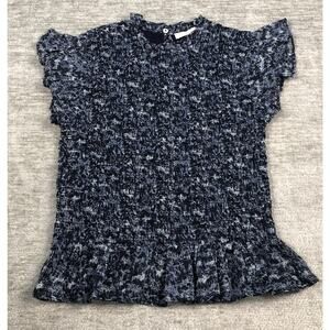 Mango Ruffled Blouse Teen Girl XS